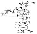 Part Location Diagram of 22665187 Briggs and Stratton Idle Control Transformer